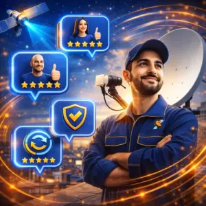 فني ستلايت محترف