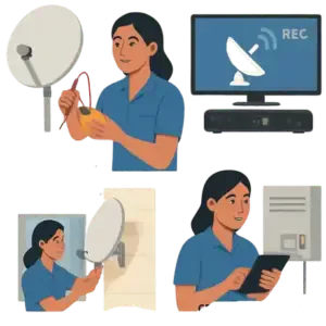 فنى ستلايت الأندلس