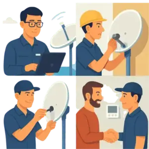 فني ستلايت الدسمة