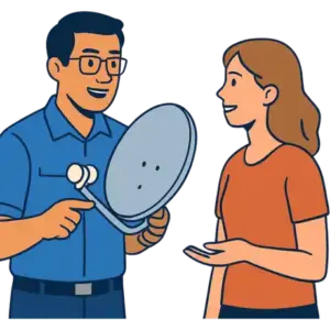 فني ستلايت الزور 