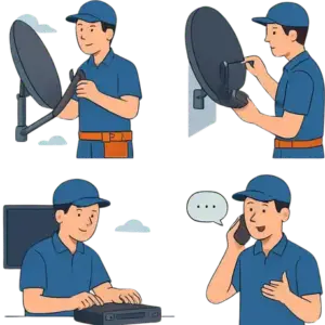 فني ستلايت الصليبيخات