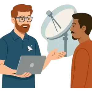 فني ستلايت بنيد القار